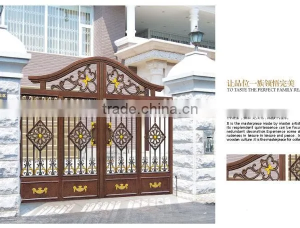 2015 High Safety Durable Powder Coating of Aluminium Alloy Door photo-4