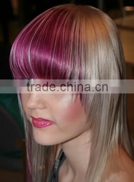 2015 Colorful Fashion Hot Selling Products Virgin Brazilian Human Hair Lace Front Wig/full Lace Wig