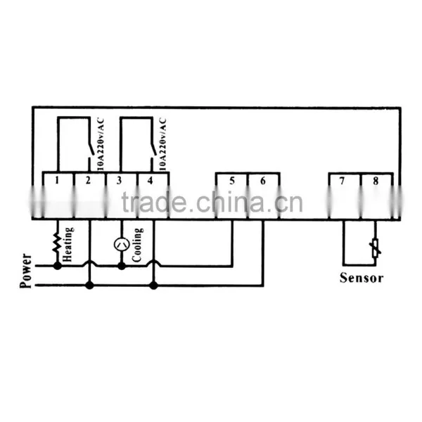 Relay 110V F 220V C Aquarium Digital Temperature Temp Controller Thermostat photo-5
