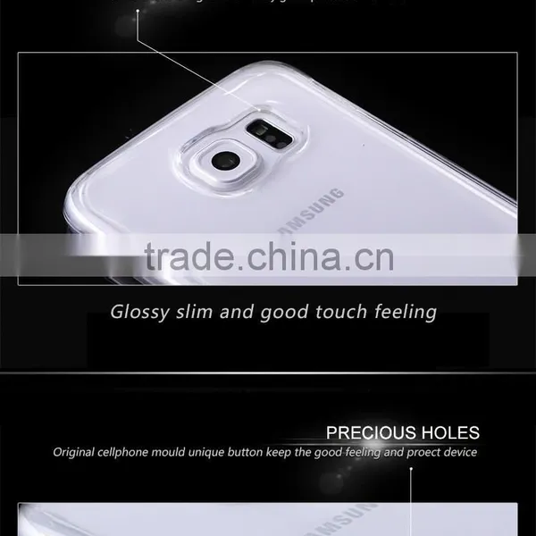 New Designed Transparent Epoxy Gel PC Case for Samsung S6 With Competitive Price photo-5