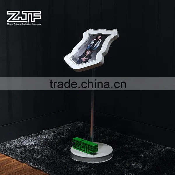 ZJF Used White Information Card Modern Wood Display Card