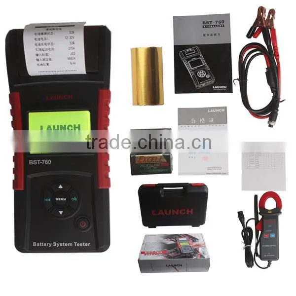 100% Original Launch BST 760 Battery System Tester BST 760 Multi-Languge Choose Built-in Thermal Printer BST-760 Battery Tester photo-3