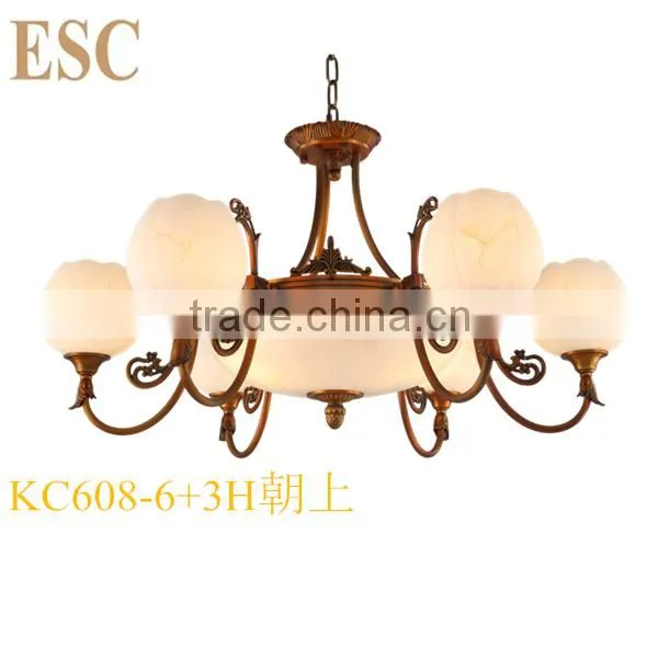 The SPANISH Marble Copper Chandelier photo-3