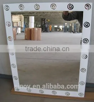 Art Deco Sandblasted Mirror Glass With Double Coated Paint photo-4