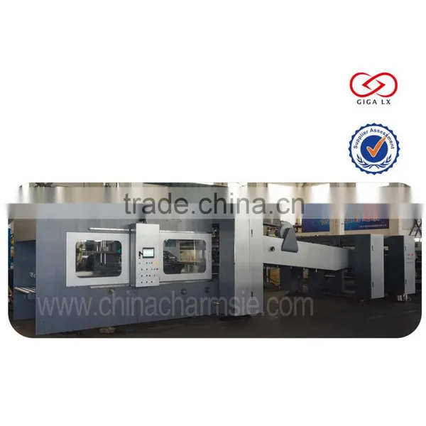 GIGA LX608CN Automatic Folder Gluer Machine Online With Flexo Carton Box Machinery photo-2