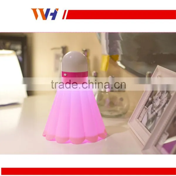 Decrative Desk Badminton Shape USB Led Lamp photo-5