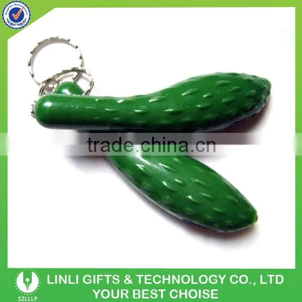 Brand Name Cheap Plastic Led Banana Keychain photo-6