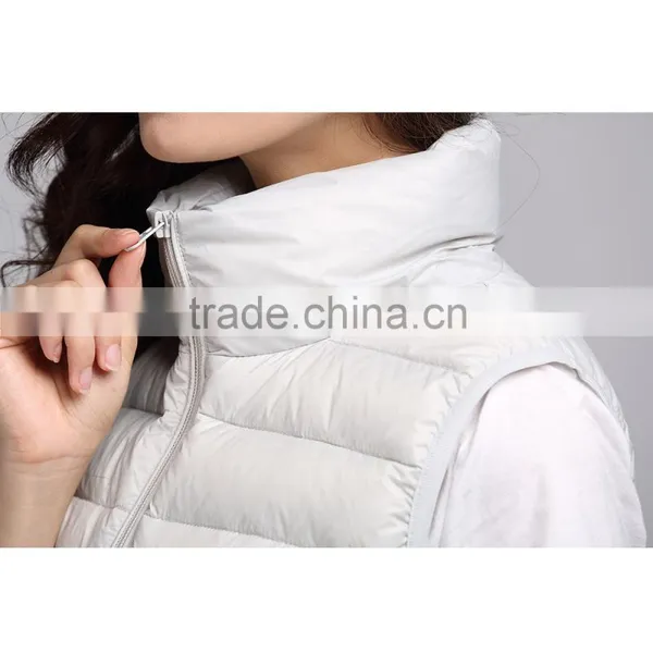 European Style Down Vest Ladies Vest for Women photo-6