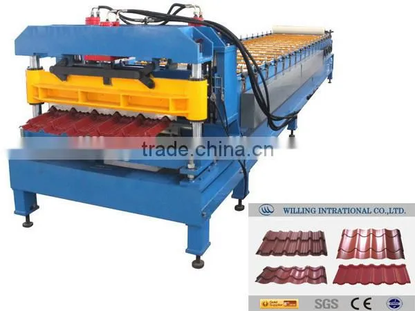 Tile Roof Roll Forming Machine Virous Shape Desgin Avalible