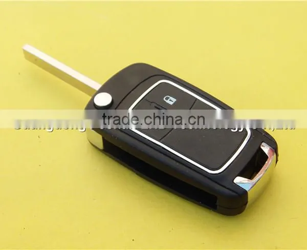 2 Buttons Flip Remote Key for Chevrolet Cruze HU100 Blade photo-5