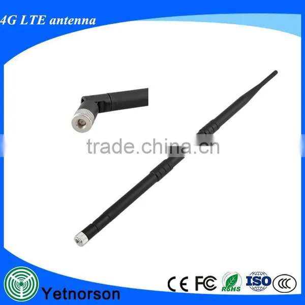 External 4G Lte Rubber Aerial 9dbi 698-2700Mhz RP Sma Male Connector Network Antenna photo-6