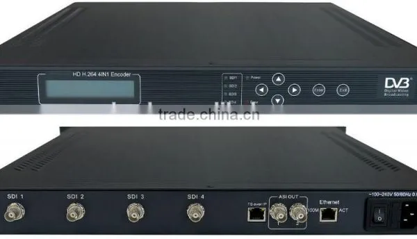 Sdi to Spts Iptv sd hd Encoderr (Embedded Audio,4 SD/HD SDI In,ASI+IP/4*SPTS Out) photo-2