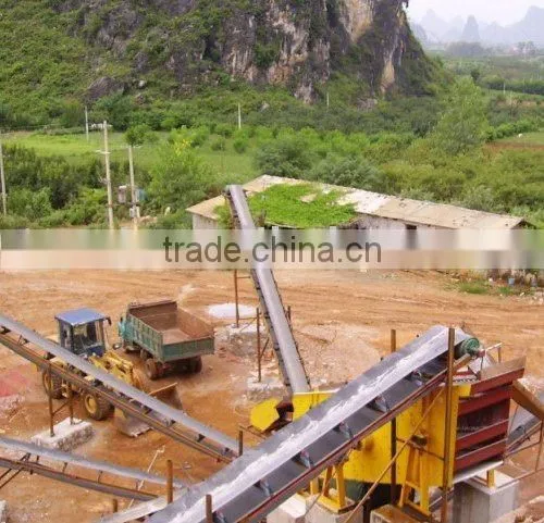 Rubber Conveyer Belt Mining Crusher