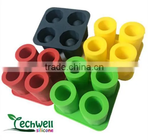 Hot Sell Shot Glass Shaped Silicone Ice Mold photo-3
