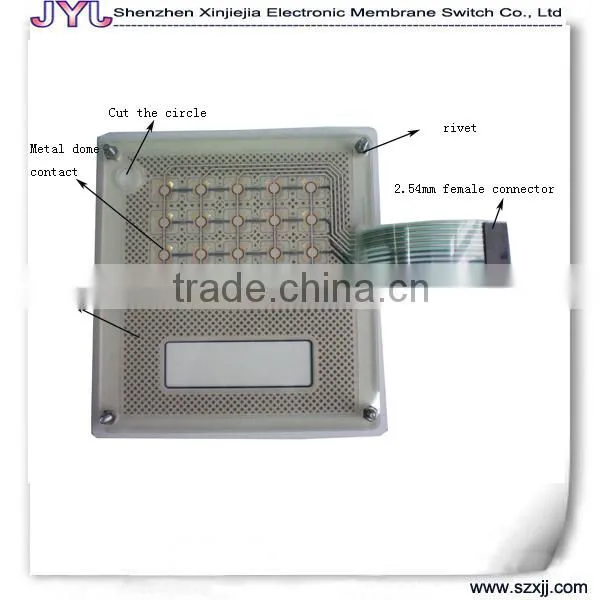 Custom Thickening Acrylic Sheet Membrane Keypads photo-2