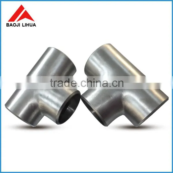 Best Factory Price Titanium Pipe Fitting Titanium Tee