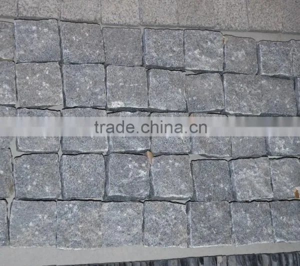 Natural Dark Grey Granite Stone Floor, Paving Stone, Stepping Stone