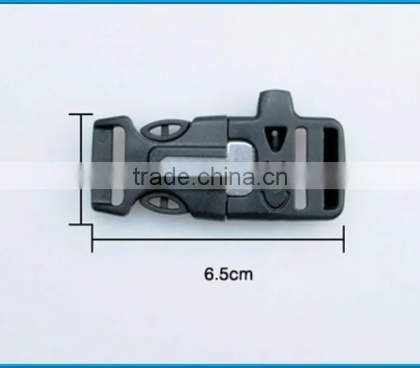 Promotional Plastic Flint Fire Starter Buckles, Flint Buckle, Fire Starter Buckle With Whistle for Bracelet photo-3