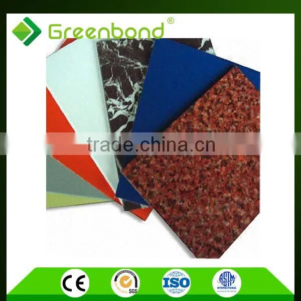 Greenbond Aluminum Composite Polyethylene Core Marble Acp Marble Wall Cladding photo-6