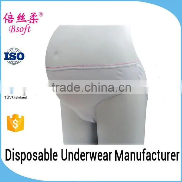 Plus Size 100% Cotton disposable Panties Ladies Underwear for maternity