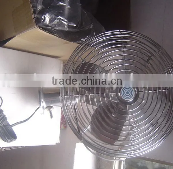12V oscilating car fan ce
