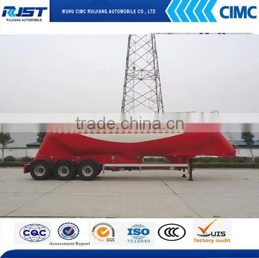 3 Axle Aluminum Alloy Vertical Powder Tank Semi Trailer/powder Tank Trailer/bulk Cement Tank Trailer photo-2