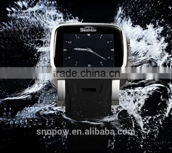 Water-proof Watch Phone With Half Transparent and Half Reflecting LCD Screen