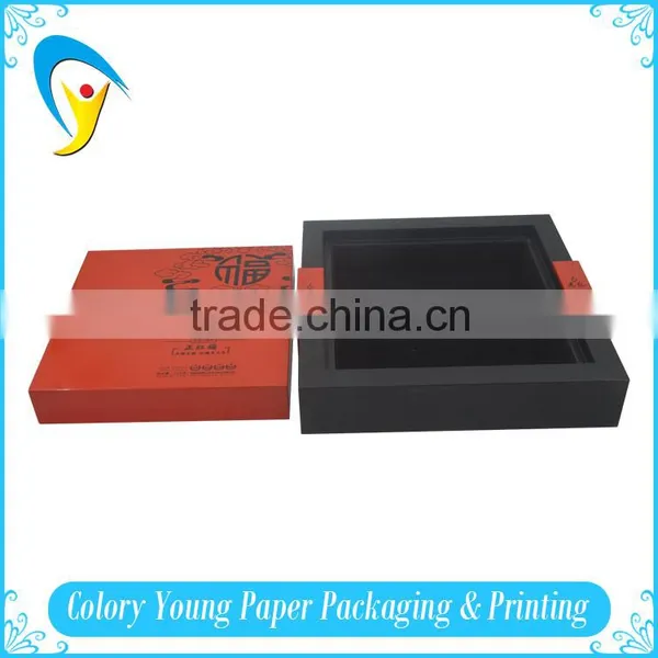 Custom Silk-screen Printing Gift Chinese Tea Storage Wood Box photo-4