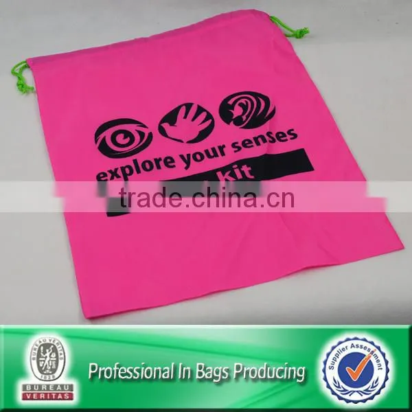 Lead-free 100% Recycled Cheap Canvas Cotton Drawstring Pouch Bags photo-3