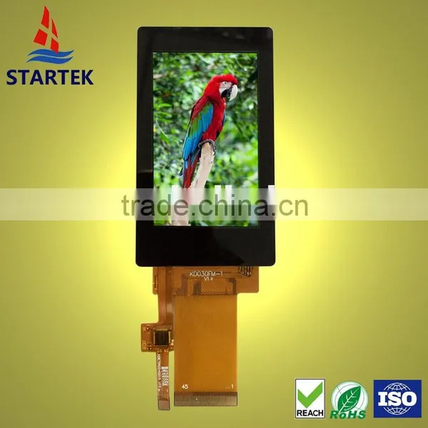 3.0 Inch 240*400, ILI9327, Full Viewing Angle, Sunlight Readable, IPS LCD Module With Capacitive Touch Panel photo-2