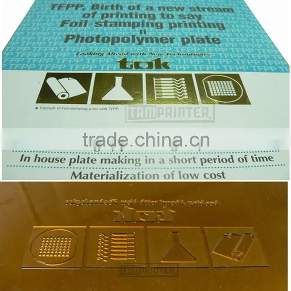 Hot Stamping Water Washout Polymer Cliches Plate photo-2