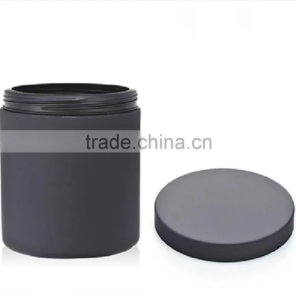 32 oz Black Soft Touch Plastic Bottle Food Packaging