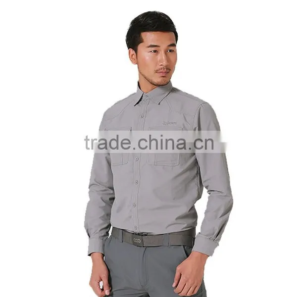 Men Light Gray Casual Shirt(3M15B62 ) photo-2