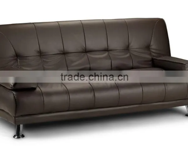 Modern Design Faux Leather PU Metal Frame Sofa Bed