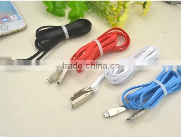 Fast Charge 2.0 Current Usb Data Sync Cable Charger Cable Metal Head Data Charging Cable photo-3
