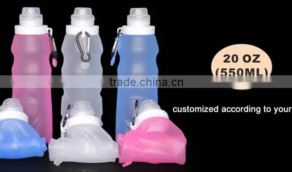 Collapsible Silicone Folding Water Bottle photo-6