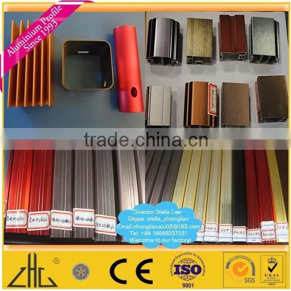 Wow!!! Color Anodized Aluminium Extrusion CNC Holes Machining / 6463 Mechanical Polished Aluminium Profile for Shower Enclosure photo-5