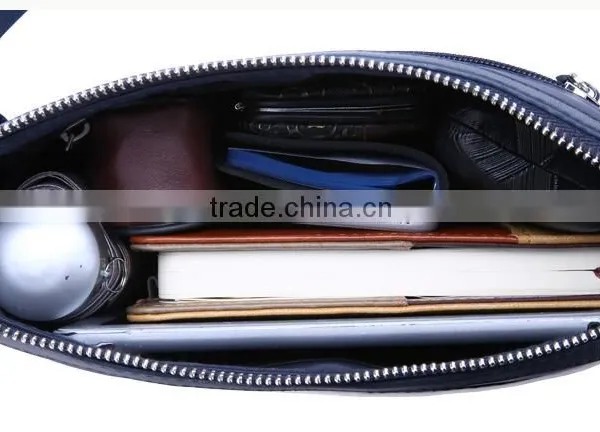 2016 Customize Men Canvas School Bag Large Capacity Travel Shoulder Bag Messenger Handbag photo-6