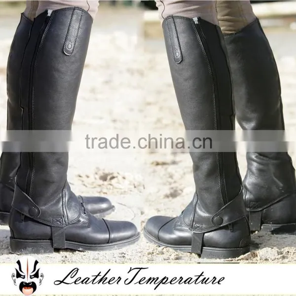 Horse Riding Leather Chaps/ Horse Riding Leather Gaiter/ Equestrian Leather Chap