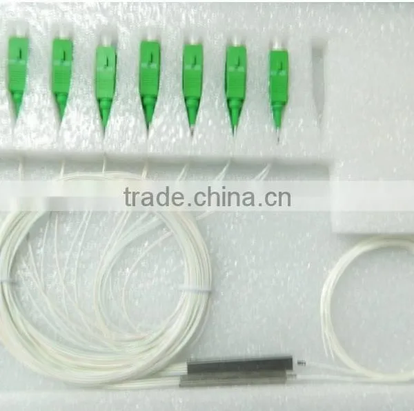 Mini Type SC APC Plc Splitter , 1*8 Ftth Network sc Fiber Optic Splitter photo-3