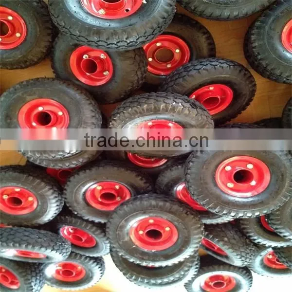 Small Pneumatic Rubber Wheel 4.10/3.50-4