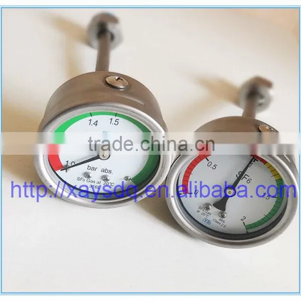Stainless Steel Sf6 Air Pressure Gauge photo-5