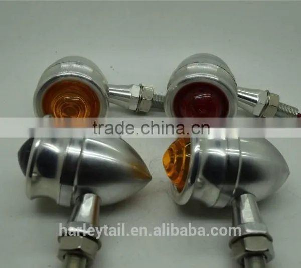 Motorcycle Bullet Turn Signal Lights Indicator For Harley Sportster Street Glide photo-2