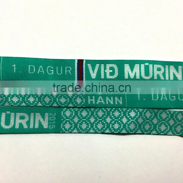 Manufacture Customized Logo Woven Wristband photo-3