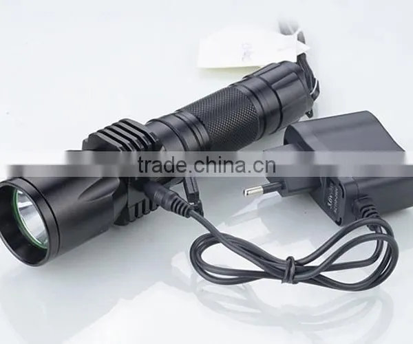 10W Rechargeable CREE Super Bright Flashlight With Phone Charging Funtion photo-4