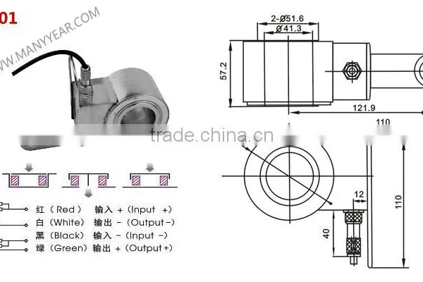 Axle Load Sensor, Stainless Steel Load Cell photo-2