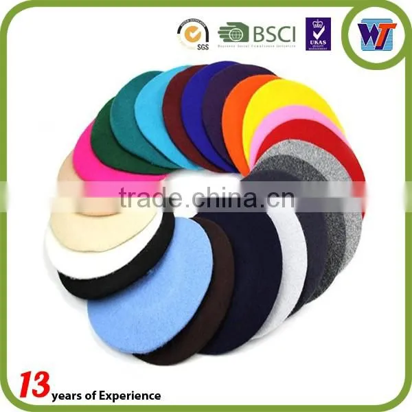 Colorful Wholesale Beret Cheap Wool Custom Military Beret