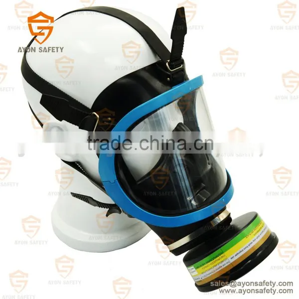 Full Face Gas Mask With Single Connector/ Active Carbon Filter Fireproof Mask-Ayonsafety photo-4