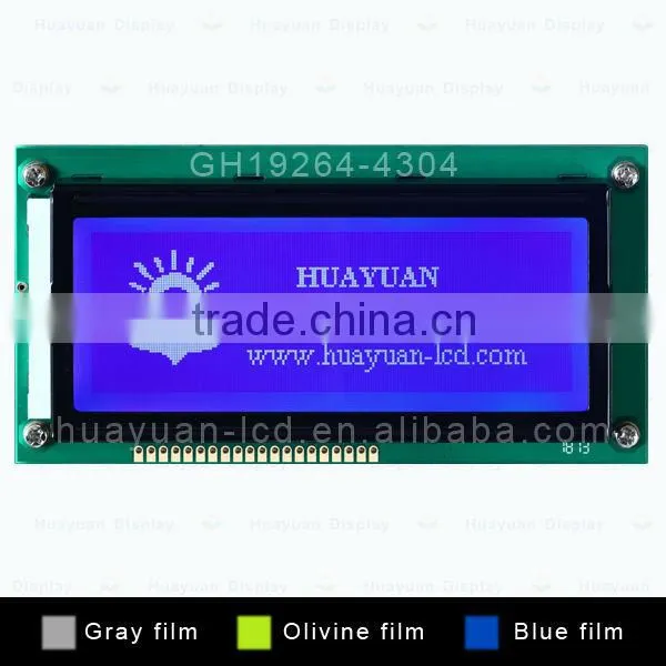 4.3Inch COB 192x64 Graphic Lcd Module 192*64 Dots for Electric Instrument