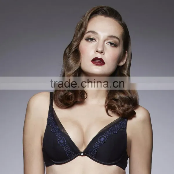 ORA2071+OFA2071 Popular Lace Odm Women Underwear, Push up High Quality Natural Thin Lace Sexy Bra Set photo-2